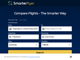 'smarterflyer.com' screenshot