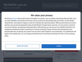 'nonetflix.com.br' screenshot