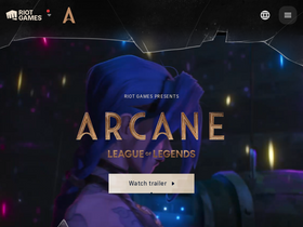'arcane.com' screenshot
