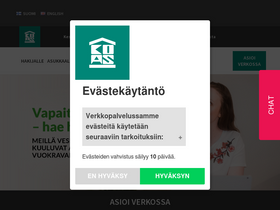 'koas.fi' screenshot