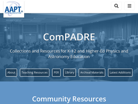 'compadre.org' screenshot