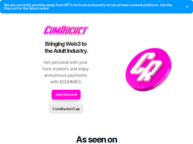 'cumrocket.io' screenshot