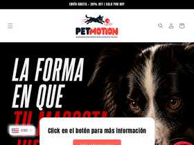 petmotion.store homepage screenshot