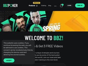 'bbzpoker.com' screenshot