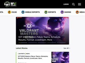 'afkgaming.com' screenshot