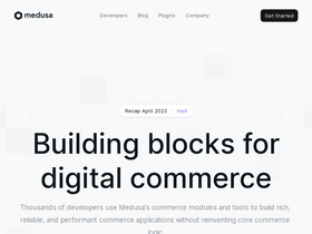 'medusajs.com' screenshot