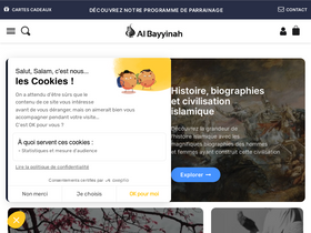'albayyinah.fr' screenshot