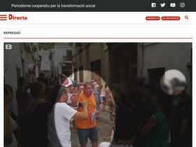 'directa.cat' screenshot