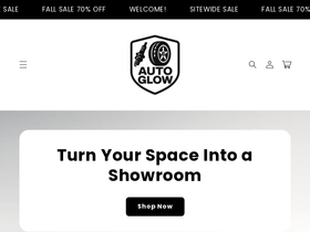 Auto Glow homepage screenshot
