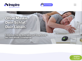 'inspiresleep.de' screenshot