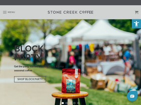 'stonecreekcoffee.com' screenshot
