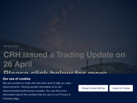'crh.com' screenshot