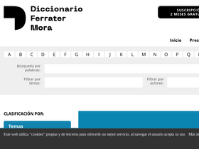 'diccionariodefilosofia.es' screenshot