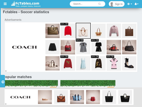 'fctables.com' screenshot
