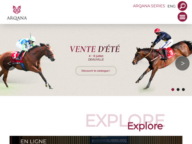 'arqana.com' screenshot