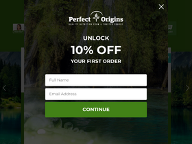 'perfectorigins.com' screenshot