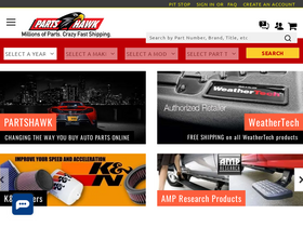 'partshawk.com' screenshot