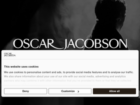 'oscarjacobson.com' screenshot
