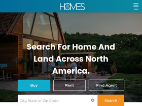 'homesandland.com' screenshot