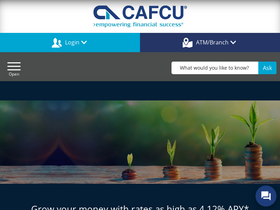 'cafcu.org' screenshot