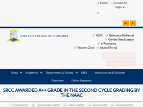 'srcc.edu' screenshot