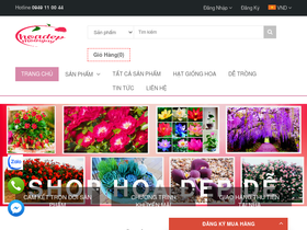 'hoadepdetrong.com' screenshot