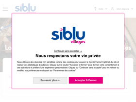 'siblu.fr' screenshot