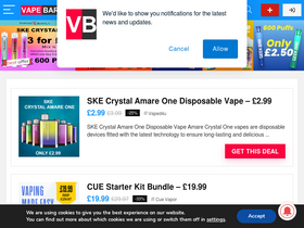 'vapebargains.co.uk' screenshot