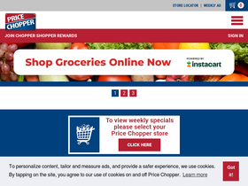 'mypricechopper.com' screenshot