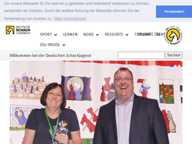 'deutsche-schachjugend.de' screenshot