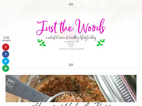 'justthewoods.com' screenshot