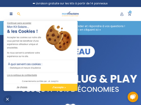 'monkitsolaire.fr' screenshot