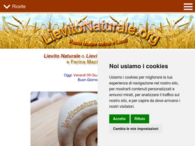 'lievitonaturale.org' screenshot