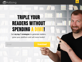 'adazing.com' screenshot
