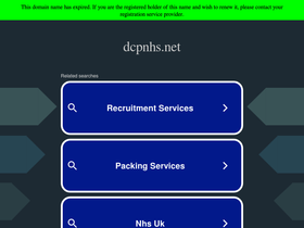 'dcpnhs.net' screenshot