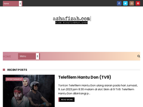 'azhafizah.com' screenshot