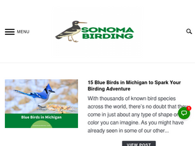 'sonomabirding.com' screenshot