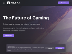 'ultra.io' screenshot