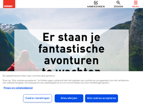 'visitnorway.nl' screenshot