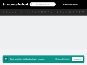 'straatwoordenboek.nl' screenshot