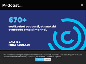 'podcast.ee' screenshot