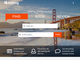'hotfrog.com' screenshot
