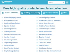 'templateroller.com' screenshot