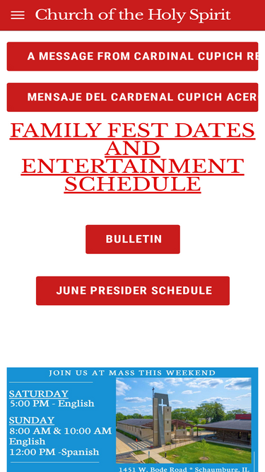 churchoftheholyspirit.org