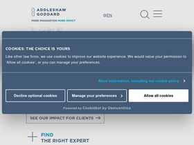 'addleshawgoddard.com' screenshot