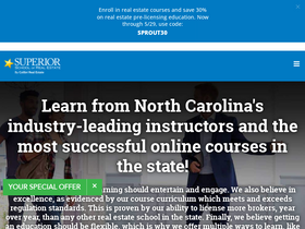 'superiorschoolnc.com' screenshot