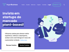 'veganbusiness.com.br' screenshot