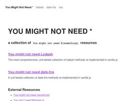 youmightnotneed.com