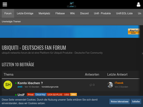 'ubiquiti-networks-forum.de' screenshot
