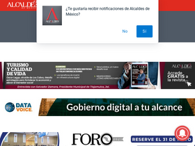 'alcaldesdemexico.com' screenshot
